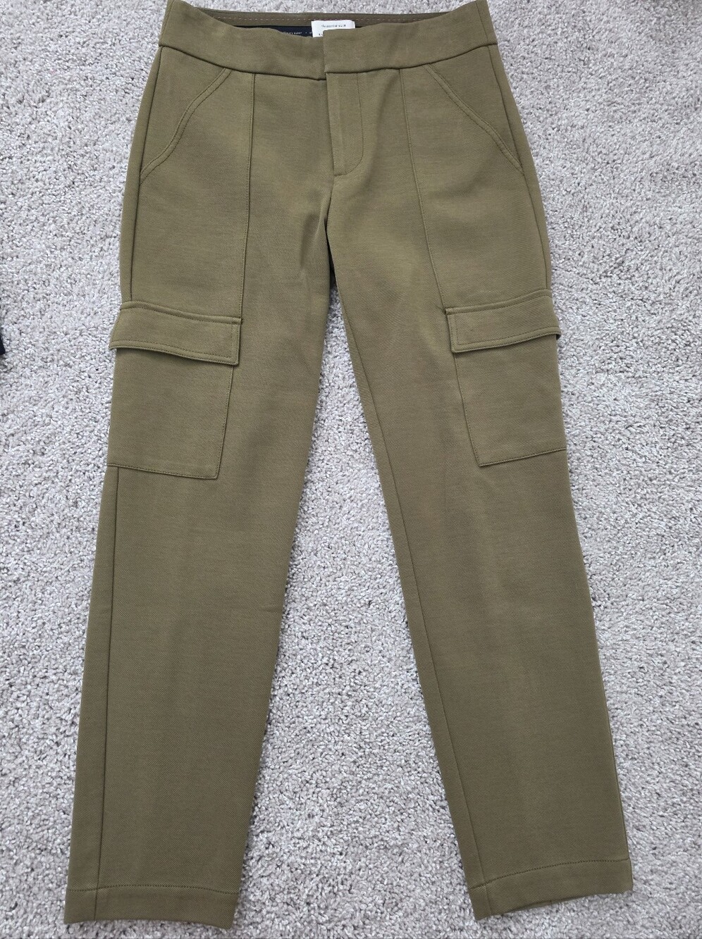 the essential SLIM by Anthropologie Olive Green Cargo/Jogger Pants